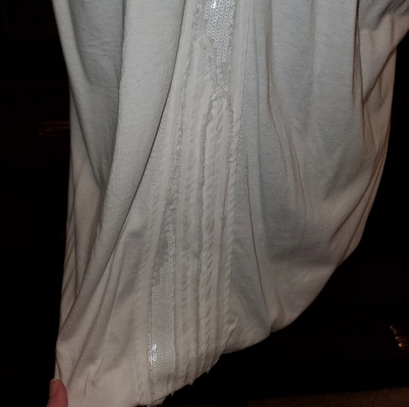 NWT Chico's White Bubble Tank Top w/ sequins Size 3 - Picture 4 of 12